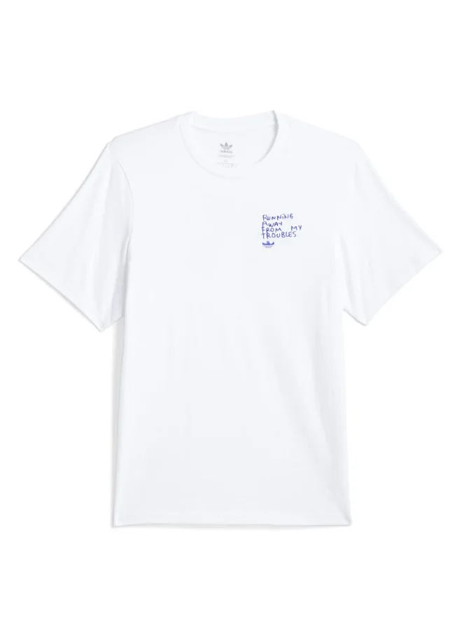 adidas adidas SHMOO G TEE 2 White Originals Unisex T-SHIRTS