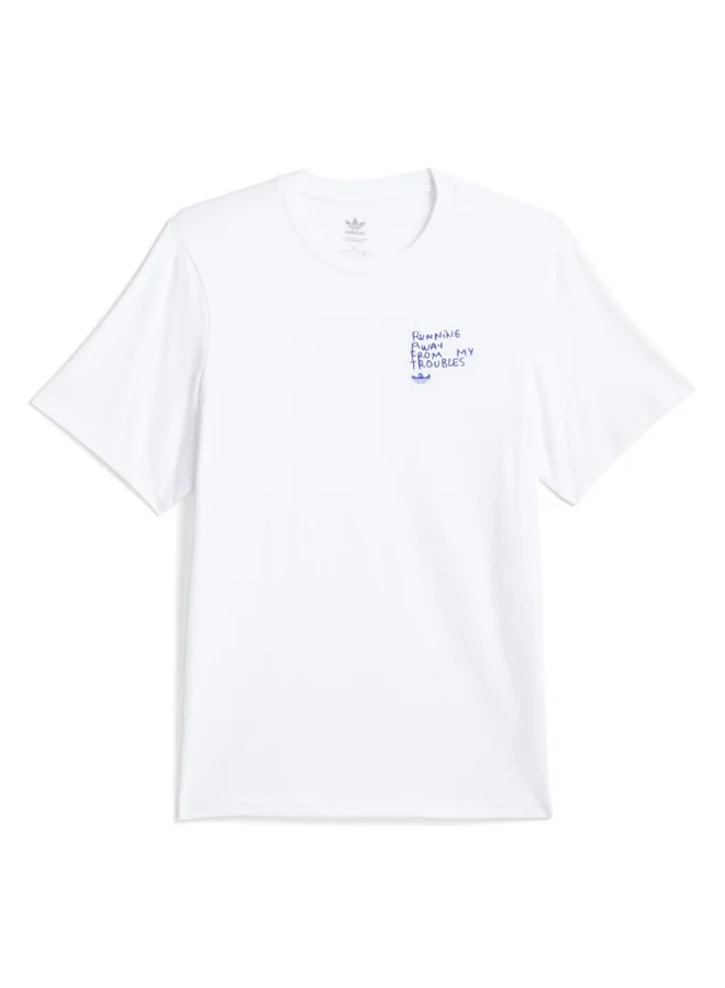 adidas adidas SHMOO G TEE 2 White Originals Unisex T-SHIRTS