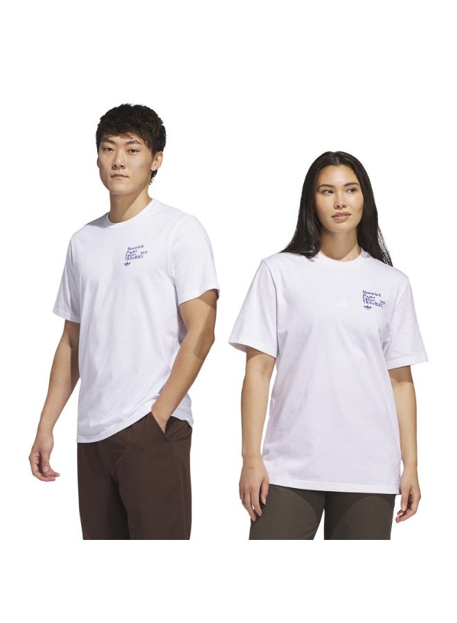 Adidas adidas SHMOO G TEE 2 White Originals Unisex T-SHIRTS  - Image 2