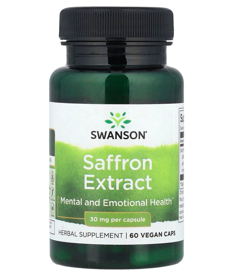 SWANSON Saffron Extract 30 mg 60 Vegan Caps