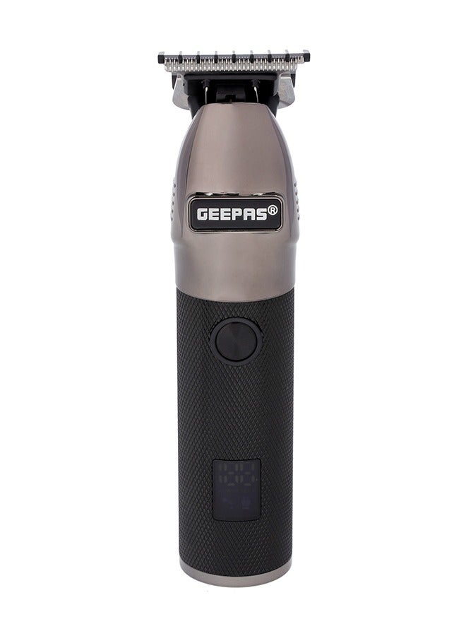 GEEPAS Rechargeable Hair Clipper With LED Display, Lithium Battery, 120mins Working, Stainless Steel Blades Travel Lock USB Charging 4 Guide Combs, Convinient To Operate - Image 2