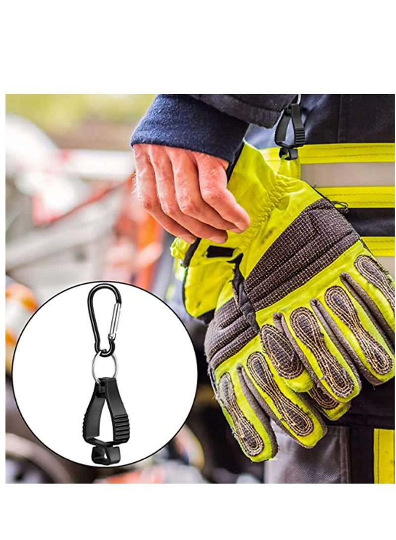 KASTWAVE 6 Pack Glove Clips for Work Glove Holders,Glove Belt Clip With Metal Carabiners,Easy to Wear Glove Clip, Tools, & Towel Holder, Ideal for Men Safety Construction Worker Guard Labor - Image 4