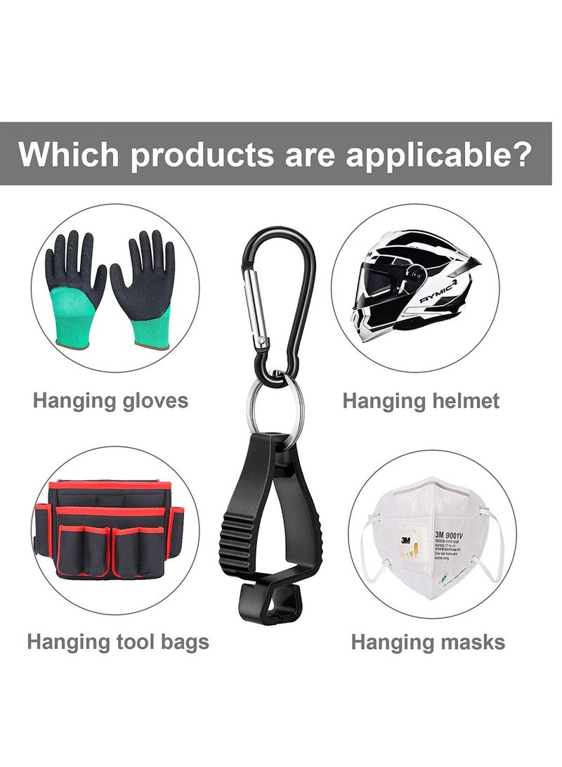 KASTWAVE 6 Pack Glove Clips for Work Glove Holders,Glove Belt Clip With Metal Carabiners,Easy to Wear Glove Clip, Tools, & Towel Holder, Ideal for Men Safety Construction Worker Guard Labor - Image 5