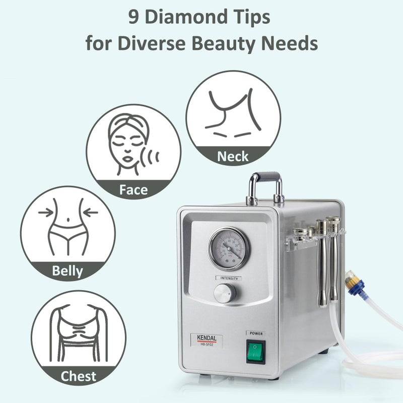 Kendal Professional Diamond Microdermabrasion Machine, Quality Dermabrasion Facial Spray Skin Care Beauty Device with Power Suction PWSF02 - Image 4