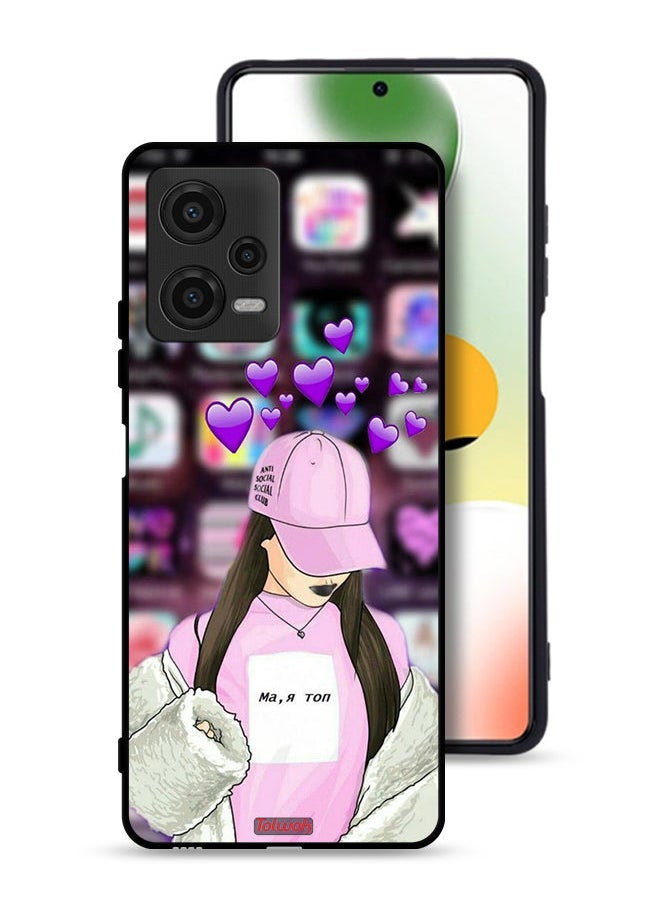 Tolwak - Xiaomi Poco X5 Protective Case Cover Anti Social Club - Image 1