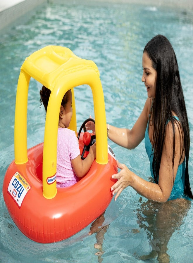 Poolcandy Little Tikes Cozy Coupe Inflatable Junior Baby Boat for The Little Ones, Enjoy a Day in The Water in Comfort with The Cozy Coupe Built in Canopy - Image 4