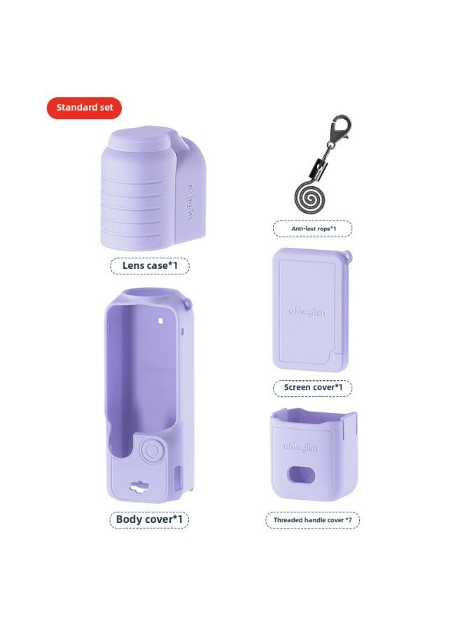 Generic AMagisn Amai DJI Osmo Pocket3 Silicone Lens Cover DJI PTZ Protective Accessories-Color:Standard  - Image 1