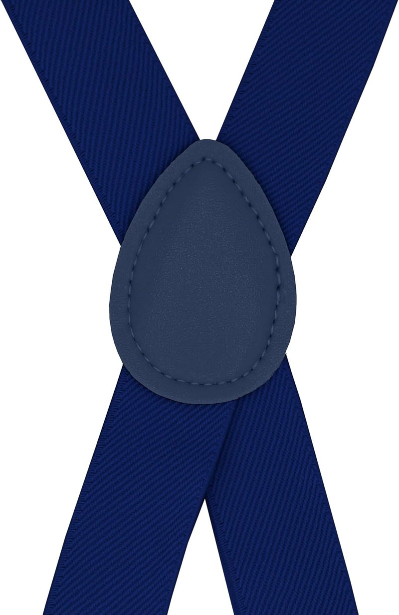 DIBI Suspenders for Men - Adjustable X back Suspender with 4 Strong Clips - Image 2