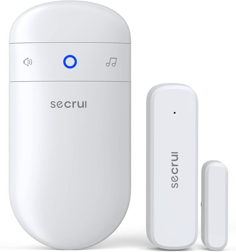 SECRUI Door Chime, Door Open Sensor Chime for Business/Home When Entering, Adjustable Volume, Easy Installation, 400ft Range, 52 Chimes, M508+D7 - Image 1