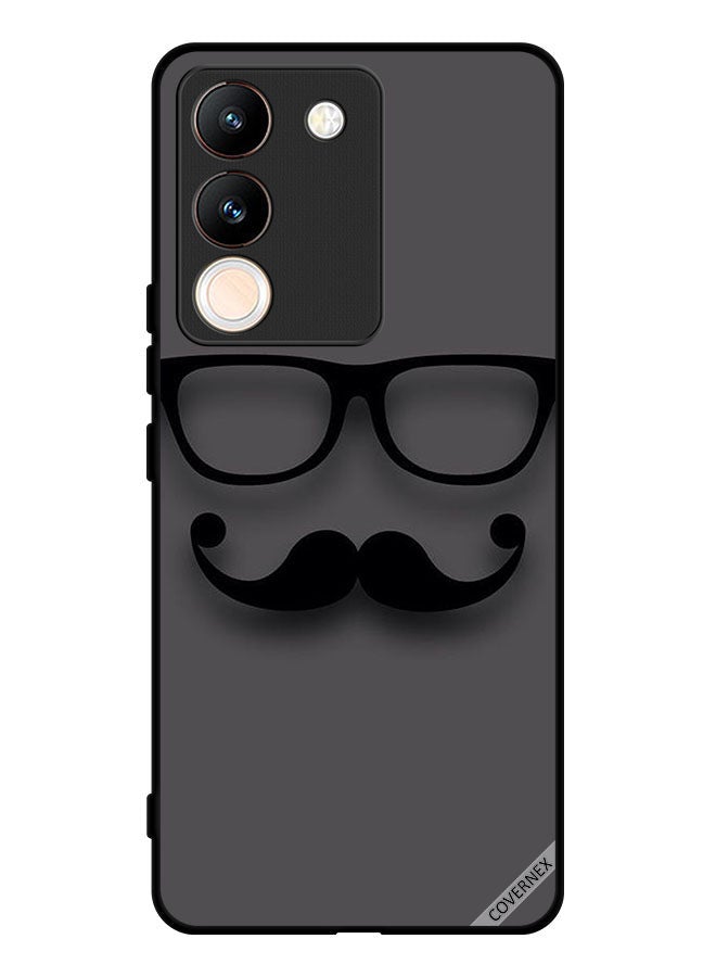 Covernex Protective Case Cover For vivo V29e Glass & Mustache - Image 1