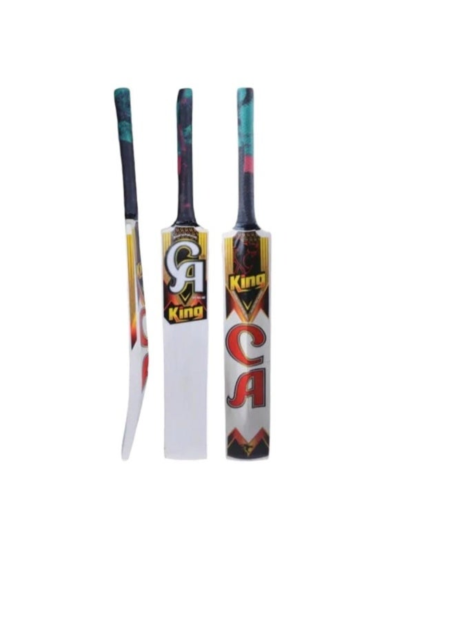 Vision Tennis Ball - Tape Ball Cricket Bat With Cover