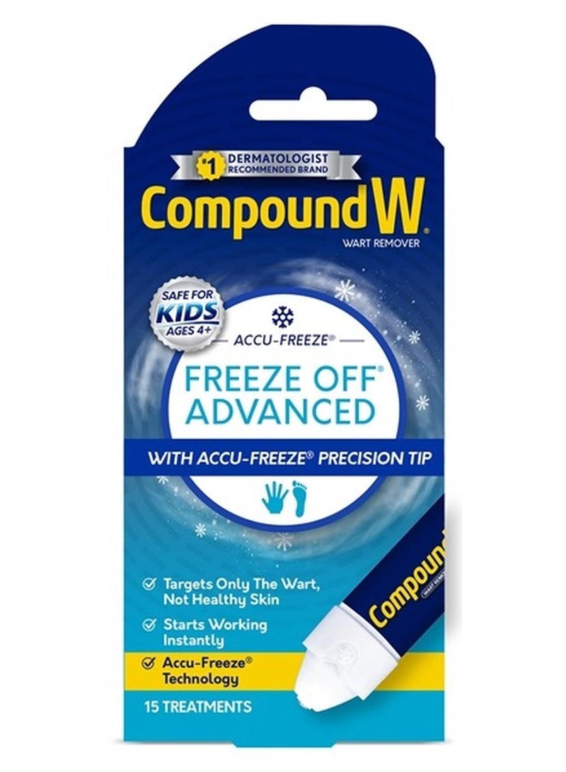 Compound W Freeze Off Advanced Wart Remover with Accu-Freeze, Multicolor, 1 Count - Image 1