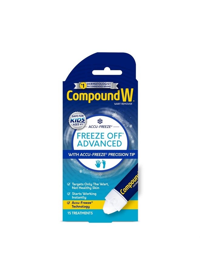 Compound W Freeze Off Advanced Wart Remover with Accu-Freeze, Multicolor, 1 Count  - Image 1