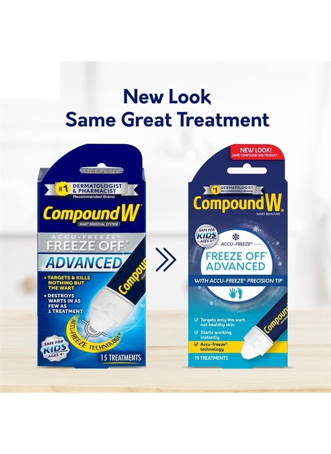 Compound W Freeze Off Advanced Wart Remover with Accu-Freeze, Multicolor, 1 Count  - Image 2