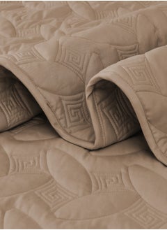 Master Home Textile 4Piece Microfiber Bedspread Set Fits 200 x 200 cm Double Size Bed King Size Compressed Comforter Set Elmira Series  - Image 3