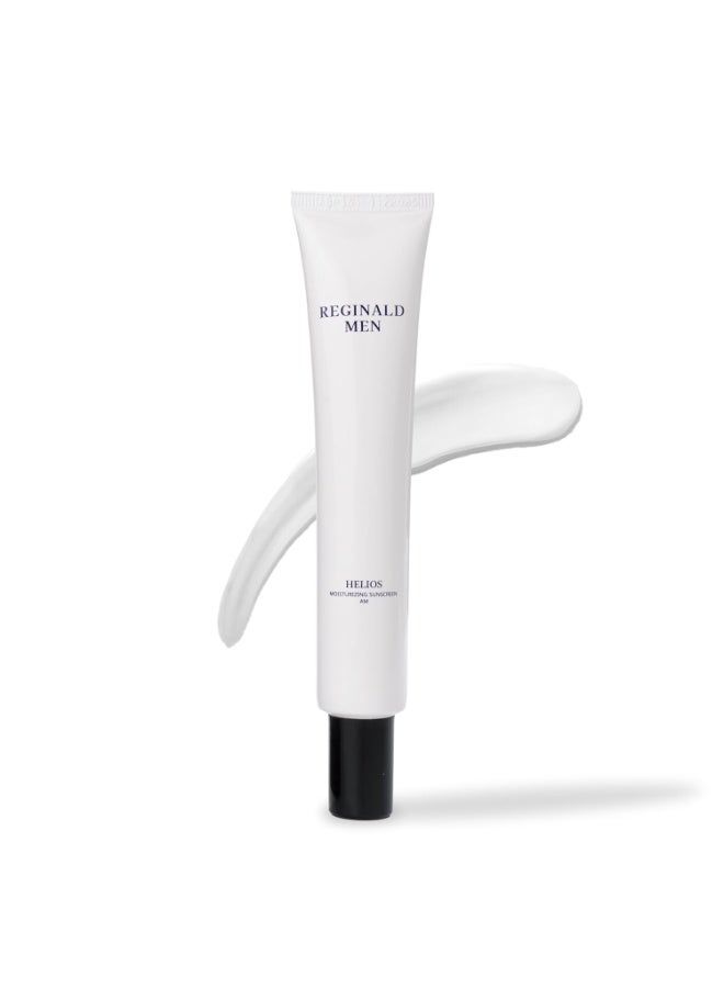 Reginald Men SPF 50+ PA++++ Sunscreen (50g) | In-Vivo Tested | Broad Spectrum UVA/UVB Protection | Brightening & Hydrating | Lightweight, Oil-Free & Non-Sticky | Daily Sun Protection for Men (Pack of 1,50g) - Image 1