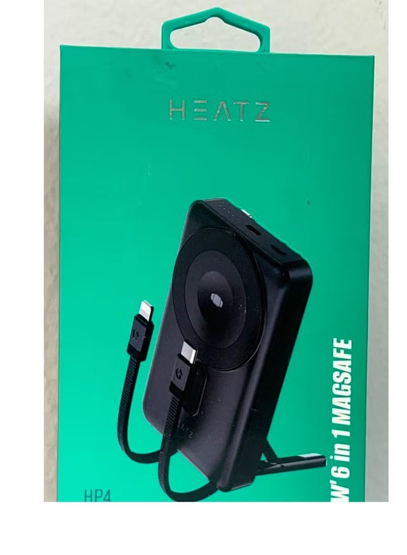 هيتز باور بانك HEATZ MagSafe 6 في 1 للشحن المتعدد - Image 1