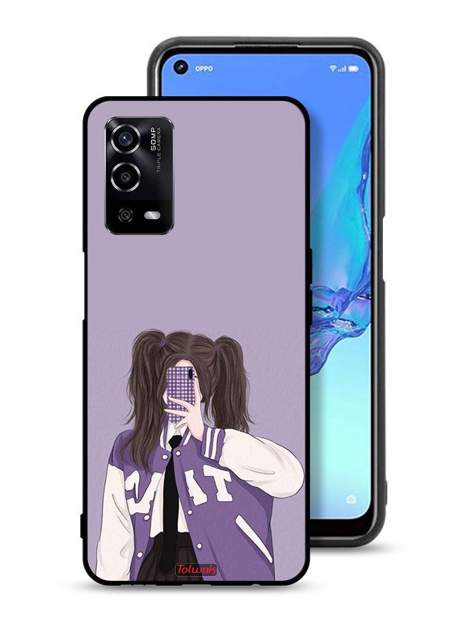 Tolwak Oppo A55 4G Protective Case Cover Making Selfie - Image 1