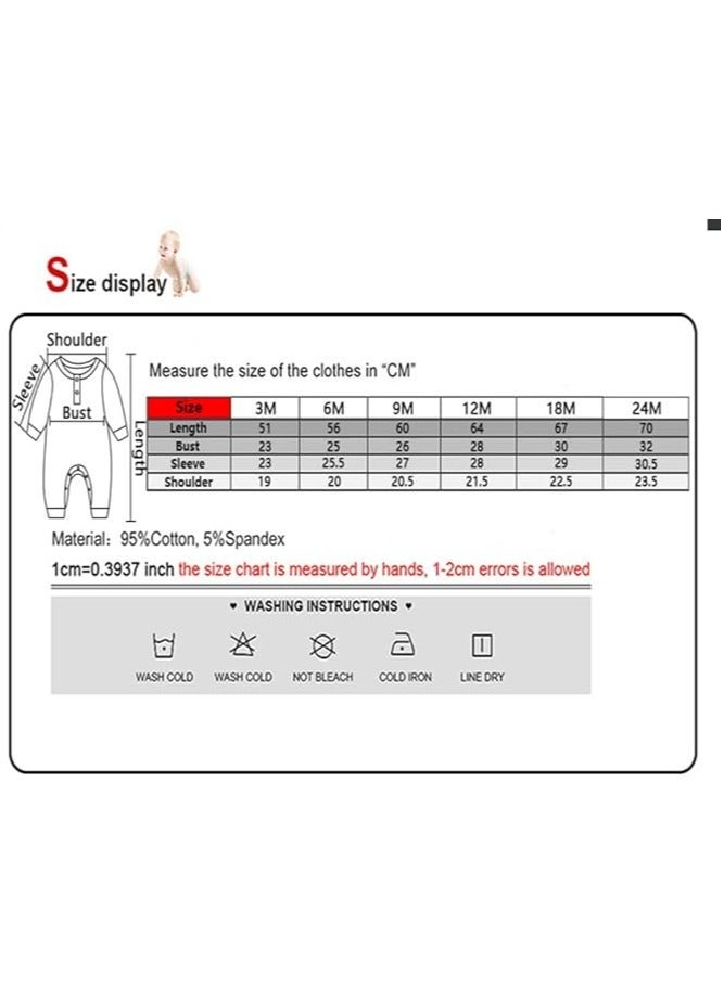 Newborn Baby Boys Girls One Piece Romper With Mitten Cuffs 3 Pack - Image 2