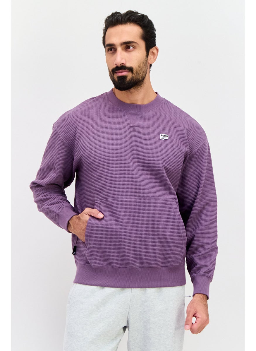 PUMA Men Sportswear Fit Training Sweatshirt, Purple  - Image 1