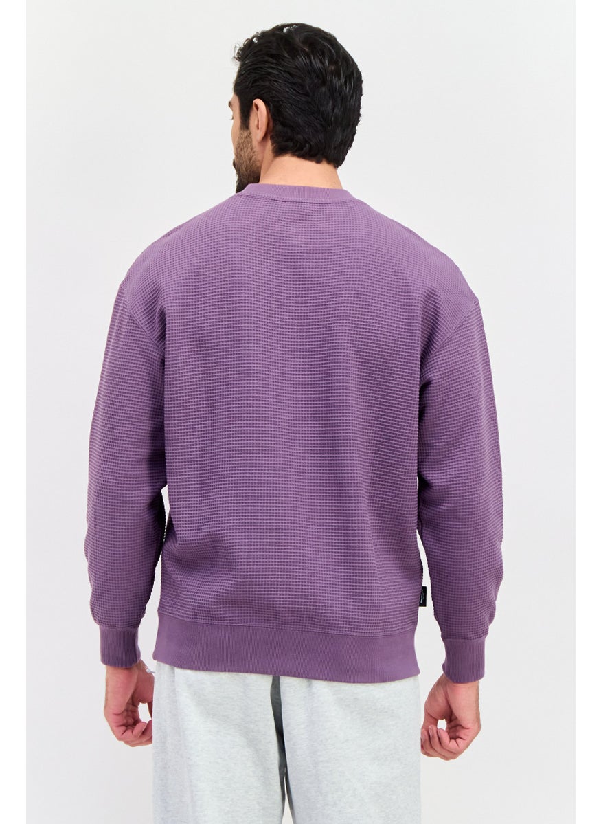 PUMA Men Sportswear Fit Training Sweatshirt, Purple  - Image 3