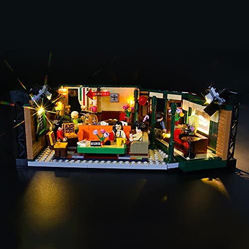 GEAMENT LED Light Kit for Ideas Friends The Television Series Central Perk Compatible with Lego 21319 Building Blocks Model Set Not Included - Image 1