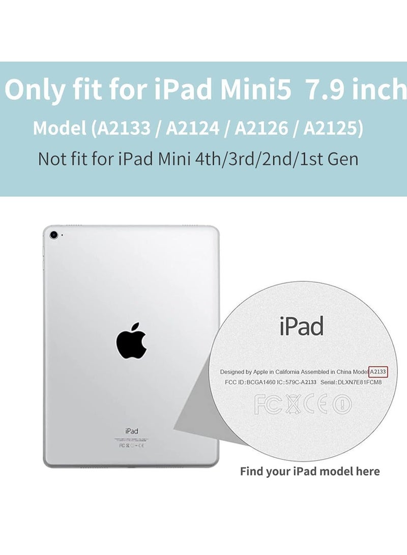 غطاء حماية واقٍ لجهاز أبل آيباد ميني 5 باللون الوردي - Image 2