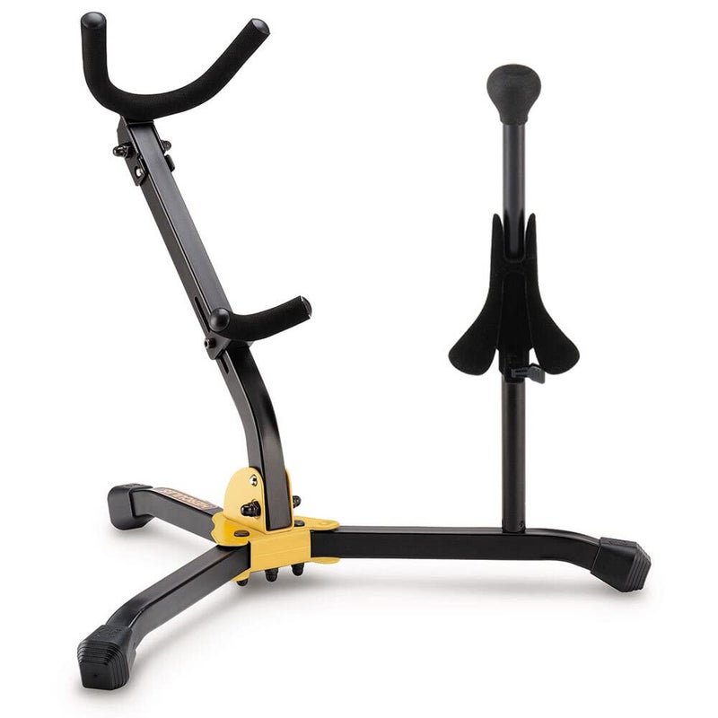 Hercules Stands DS533BB Alto/Tenor Saxophone Stand with Soprano Sax Peg - Image 5