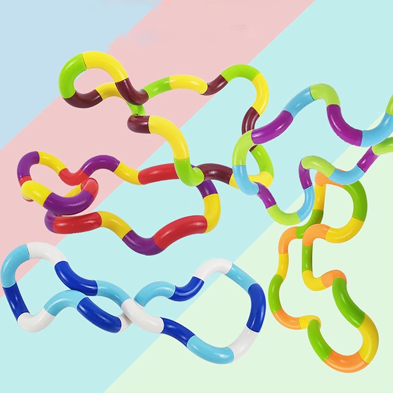 ZhildChen Fidget Toys Pack Fidget Twist Toys Kids Stocking Stuffers Gifts for Kids Party Favors Autism Autistic Children Adults Stress Relief Sensory Toy ADHD Toys (6) - Image 3