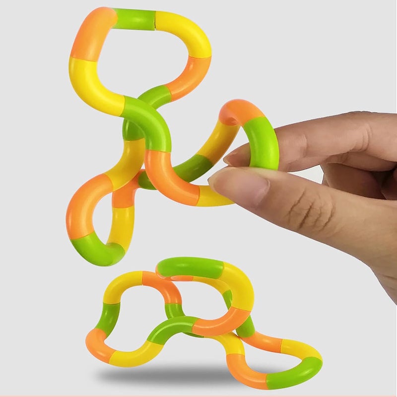 ZhildChen Fidget Toys Pack Fidget Twist Toys Kids Stocking Stuffers Gifts for Kids Party Favors Autism Autistic Children Adults Stress Relief Sensory Toy ADHD Toys (6) - Image 2