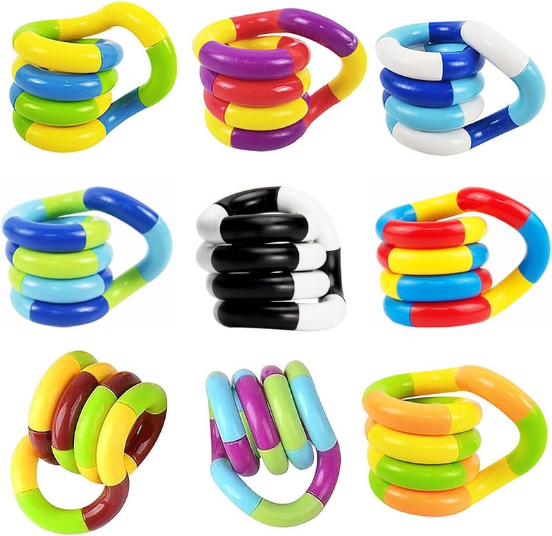 ZhildChen Fidget Toys Pack Fidget Twist Toys Kids Stocking Stuffers Gifts for Kids Party Favors Autism Autistic Children Adults Stress Relief Sensory Toy ADHD Toys (6) - Image 1