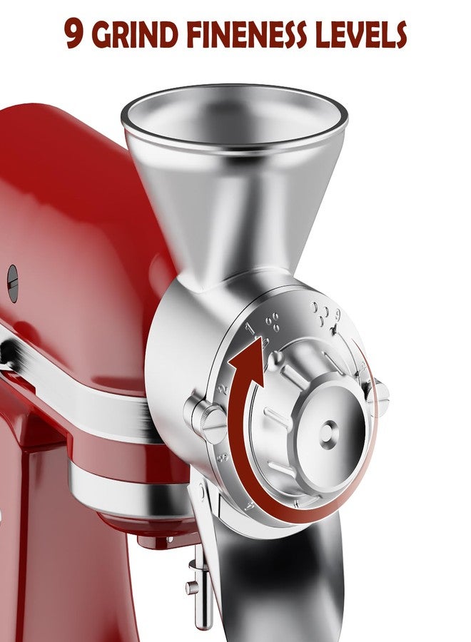 Cofun Grain Mill Attachment for Kitchenaid Stand Mixer, Flour Mill for Kitchenaid, Fit for Non-Oily Dry Grain Corn, Coffee Bean, Buckwheat, Oats, Millet, Wheat, Flour Mill Attachment by Cofun - Image 3