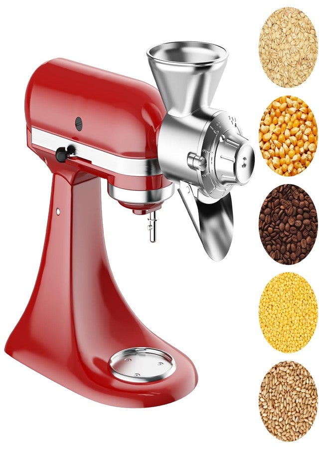 Cofun Grain Mill Attachment for Kitchenaid Stand Mixer, Flour Mill for Kitchenaid, Fit for Non-Oily Dry Grain Corn, Coffee Bean, Buckwheat, Oats, Millet, Wheat, Flour Mill Attachment by Cofun - Image 1