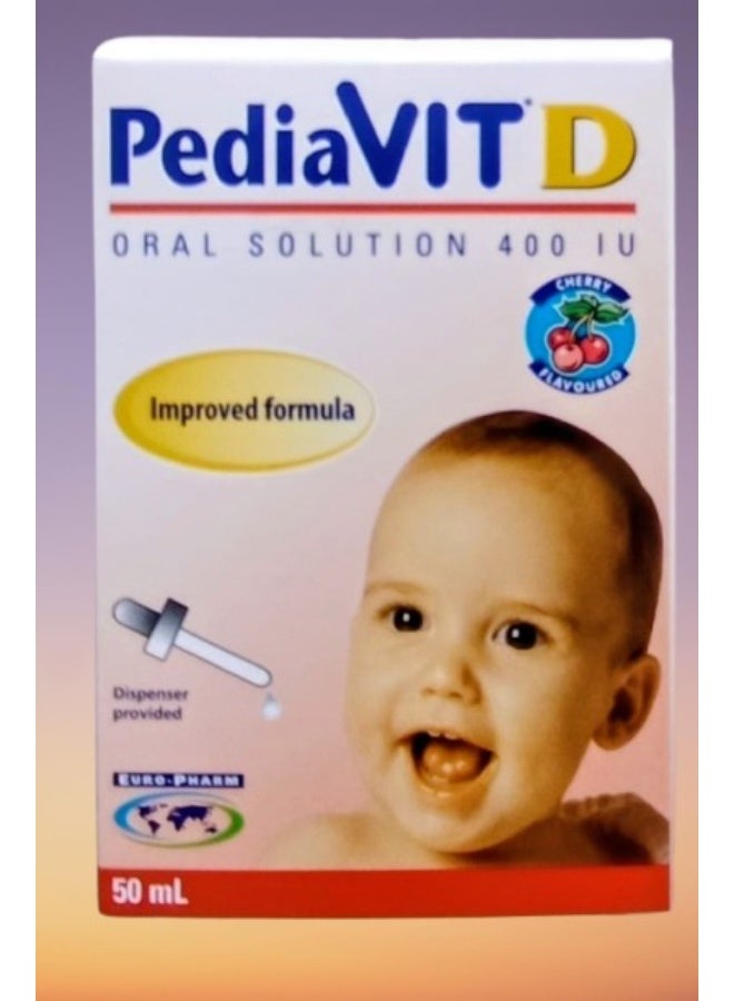 يورو فارما يوروفارم بيديا فيت د محلول فموي 400 وحدة دولية 50 مل