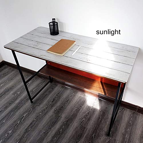 CiCiwind 118” x17.7” Wood Wallpaper Peel and Stick White Wood Wall Paper for Bathroom Bedroom Removable Waterproof Self-Adhesive Wallpaper Shiplap Contact Paper Decoral Laundry Room Vinyl Film - Image 3