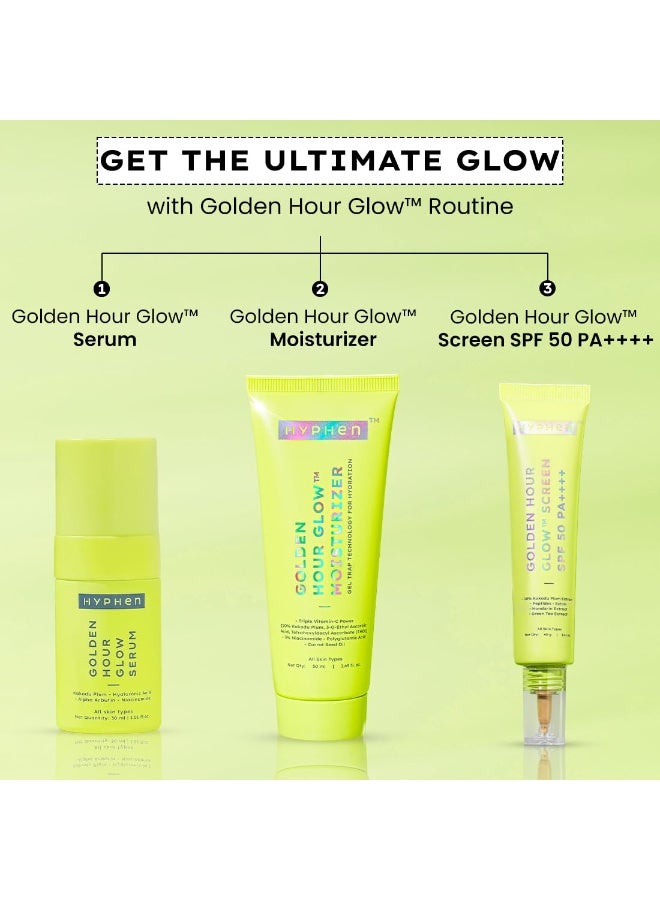 Hyphen Brightening Face Moisturizer with THD- 20% Kakadu Plum, Highly Stable Vitamin C| 3% Niacinamide- Dark Spots & Pigmentation | Lightweight Gel Cream Moisturizer for Dry, Oily, All Skin Type -50ml - Image 3