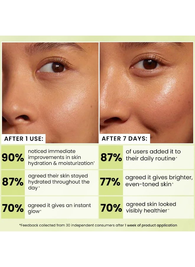 Hyphen Brightening Face Moisturizer with THD- 20% Kakadu Plum, Highly Stable Vitamin C| 3% Niacinamide- Dark Spots & Pigmentation | Lightweight Gel Cream Moisturizer for Dry, Oily, All Skin Type -50ml - Image 4