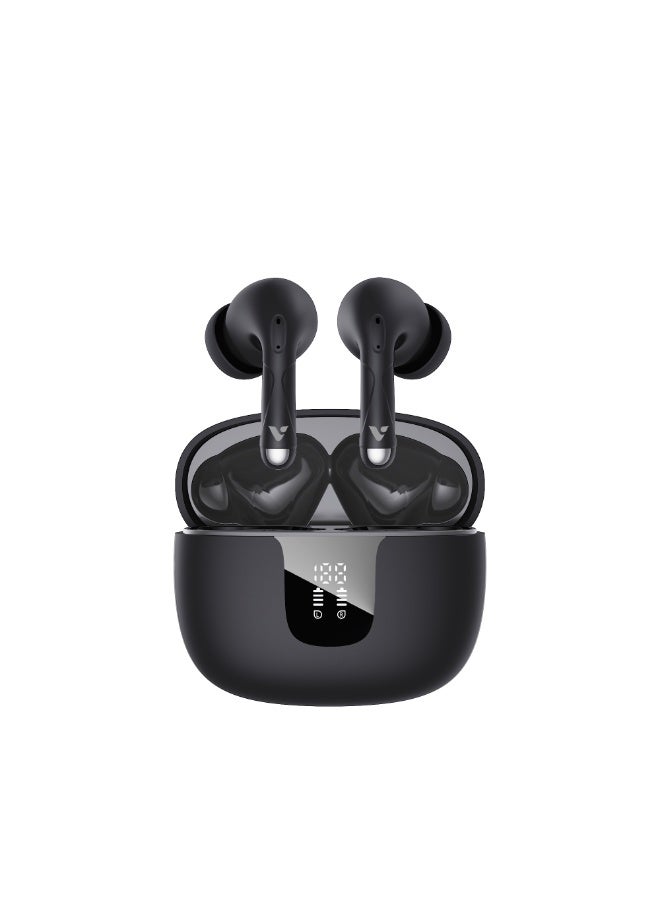 LEVORE TWS Wireless Earbuds LBT201-BK – Bluetooth Earphones, Deep Bass Sound, Long Battery Life, Comfortable Fit, Clear Calls - Image 1