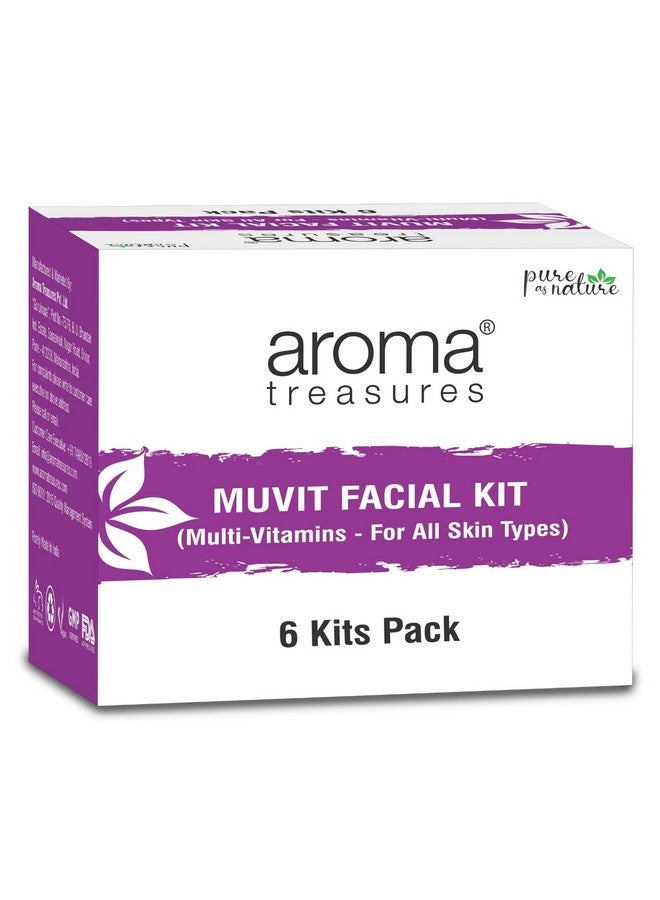 Aroma Treasures Muvit Facial Kit One Time Use - Pack of 6 lits - Image 2