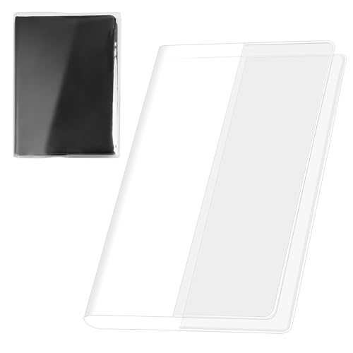 SBYURE A5 Planner Cover Jelly PVC A5 Clear Cover Plastic Book Cover for Journal Weeks Planners and Books 12.6 x 8.66 Inch - Image 1