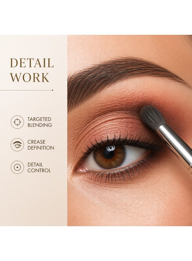 Eyeshadow Crease Brush – Precision Blending Brush for Crease Definition, Targeted Blending & Soft Diffusion - Image 5