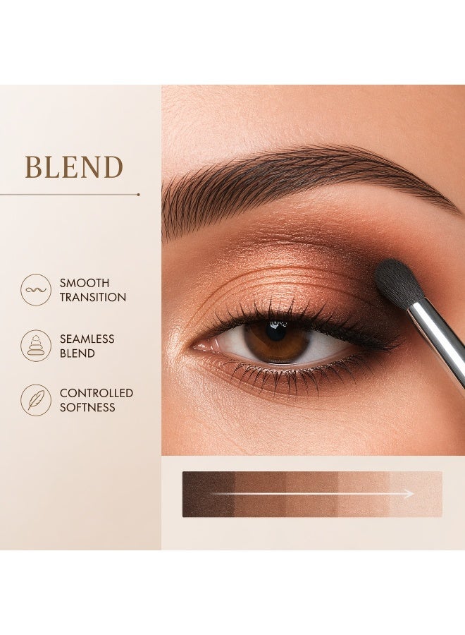 Eyeshadow Crease Brush – Precision Blending Brush for Crease Definition, Targeted Blending & Soft Diffusion - Image 4