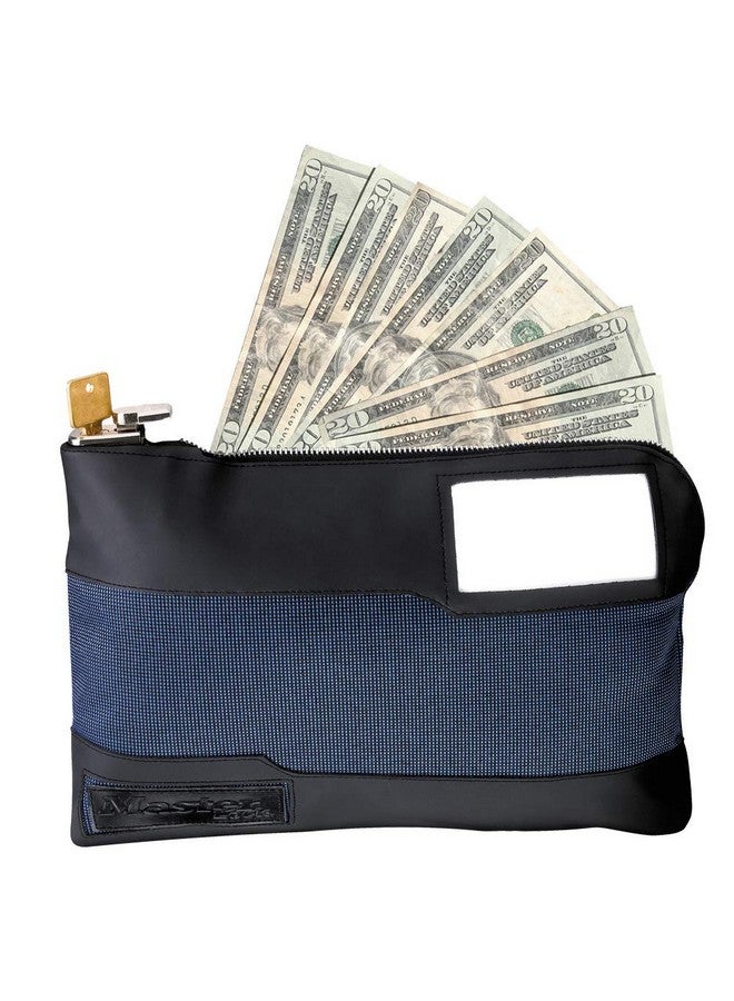 Master Lock Money Bag With Key Lock And Zipper For Cash 111/2 In. Long Locking Portable Travel Money Pouch Protects Passports Valuables 7120D - Image 2