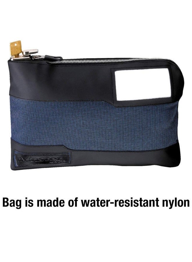 Master Lock Money Bag With Key Lock And Zipper For Cash 111/2 In. Long Locking Portable Travel Money Pouch Protects Passports Valuables 7120D - Image 4