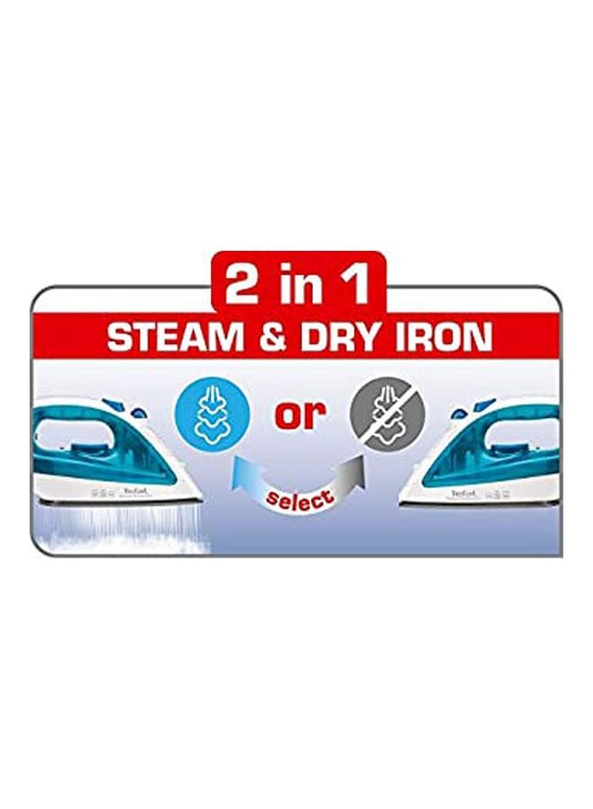 Tefal Essential Steam Iron 150 ml 1200 W FV1026M0 Blue/White - Image 2