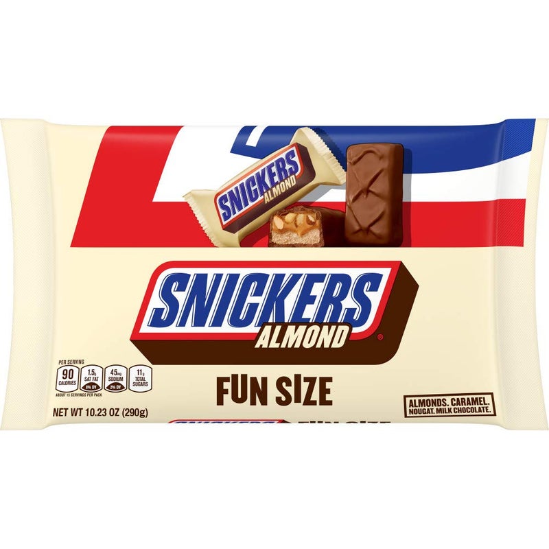 SNICKERS Fun Size Almond Milk Chocolate Candy Bars Bulk Pack 1023 oz Bag - Image 3