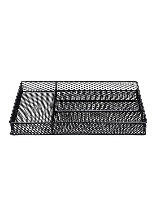 Y&D 5-Compartments Tray Organizer Black - Image 1