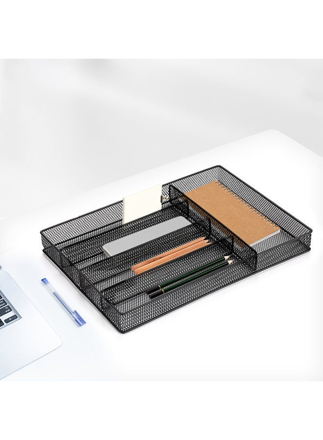 Y&D 5-Compartments Tray Organizer Black - Image 3