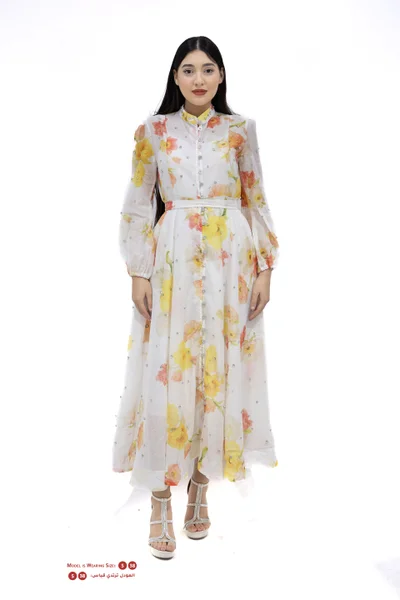 In Love Floral Chiffon Dress
