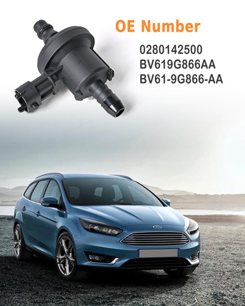 RICH AUTO Vapor Canister Purge Valve For Ford Fiesta 2014-2019 1.6L System Vacuum Valve Purge Solenoid For Ford Focus 2.0L 2.3L Escape ​2.0L BV619G866AA BV61-9G866-AA - Image 4